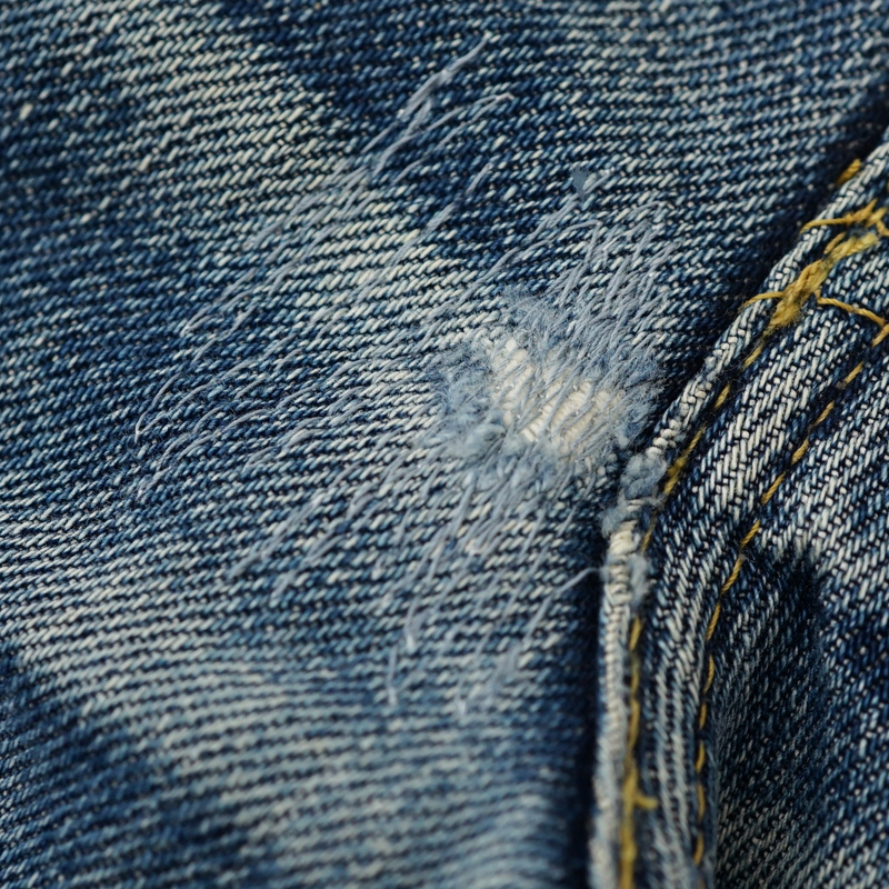ジーンズ 股・ひざ部分 破れ リペア（修理）｜LEVI’S（リーバイス）503B