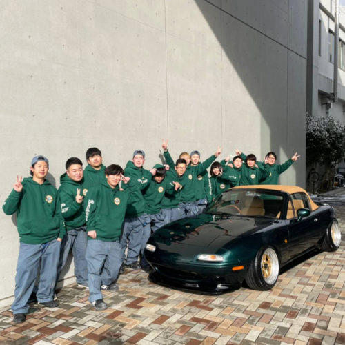 花壇自動車大学校 TOKYO AUTO SALON PROJECT 2021 スウェットパーカー｜宮城県 仙台市 専門学校