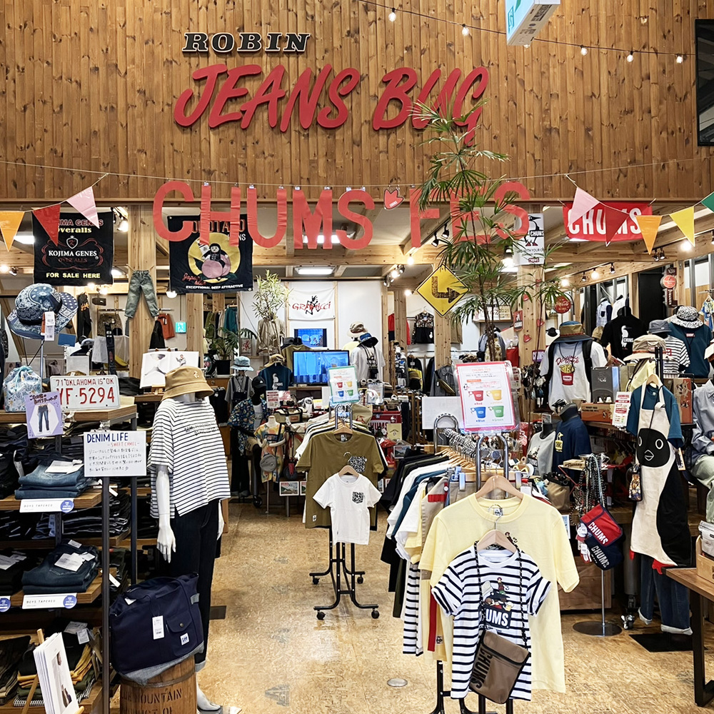 CHUMS（チャムス）FES. in JEANS BUG 2022 SS 4/29～5/8まで