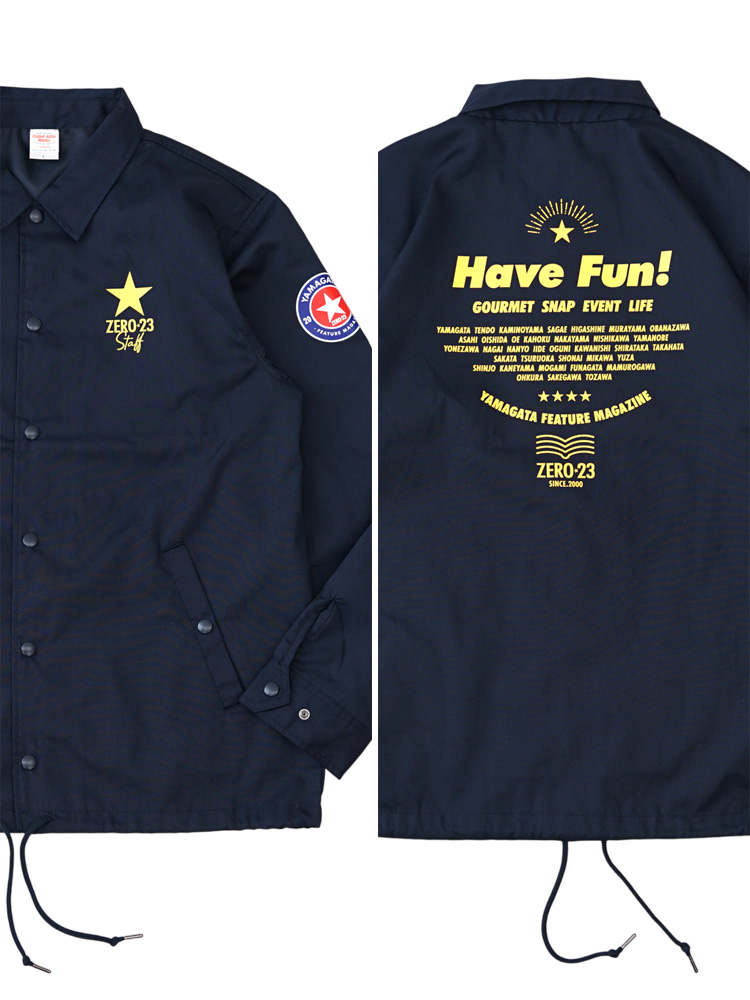 ZERO☆23 コーチジャケット｜山形市 月刊情報誌